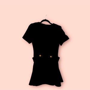 Louis Vuitton Mini Dress with Gold button